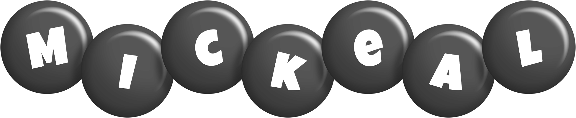 Mickeal candy-black logo
