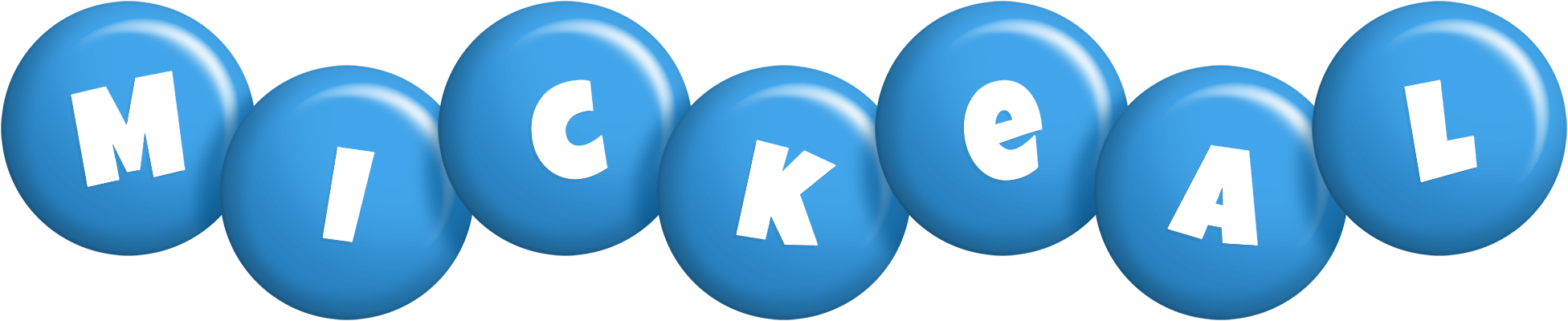 Mickeal candy-blue logo