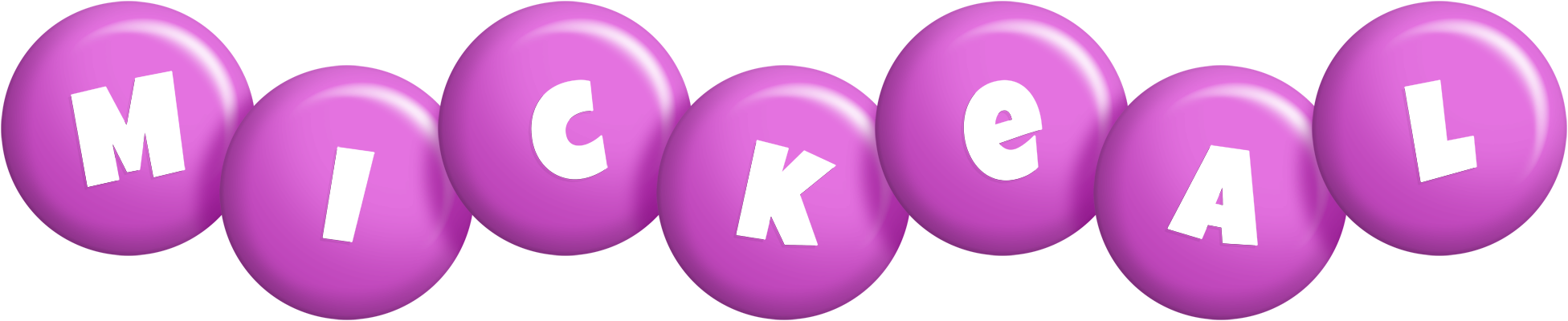 Mickeal candy-purple logo