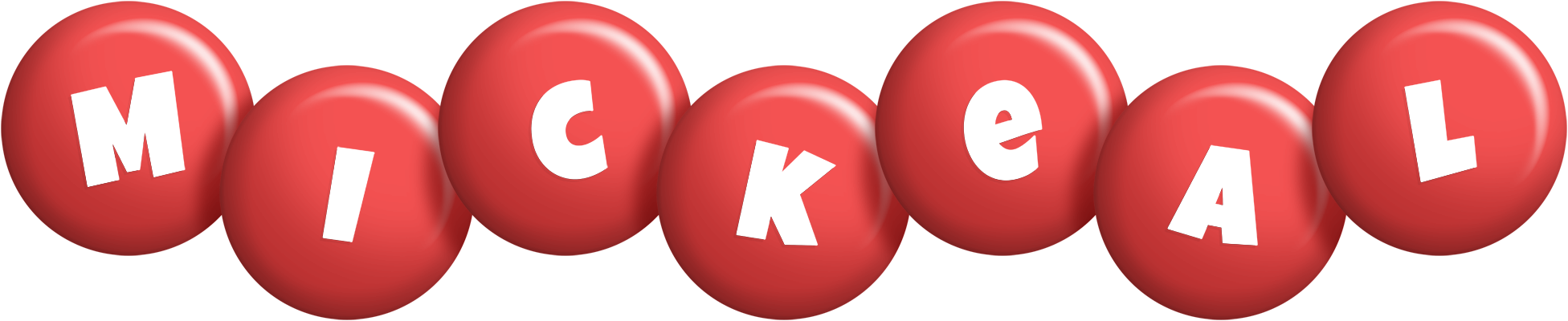 Mickeal candy-red logo