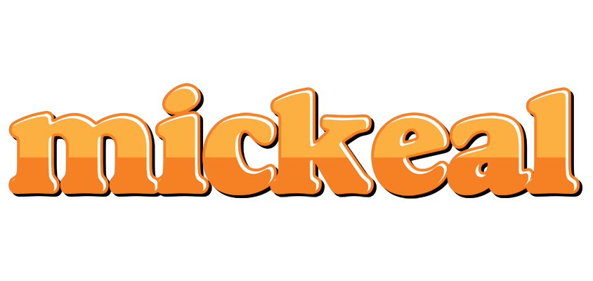 Mickeal orange logo