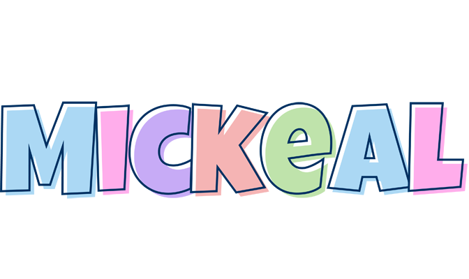 Mickeal pastel logo