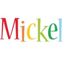 Mickel birthday logo