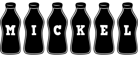 Mickel bottle logo