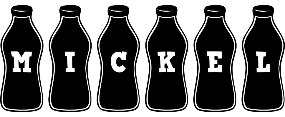 Mickel bottle logo