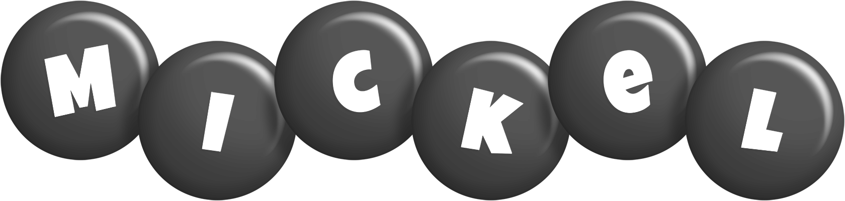 Mickel candy-black logo
