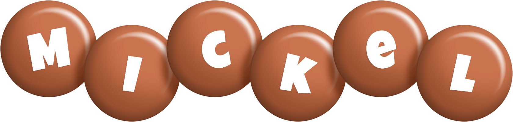 Mickel candy-brown logo