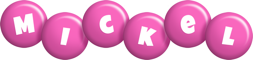 Mickel candy-pink logo