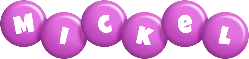 Mickel candy-purple logo