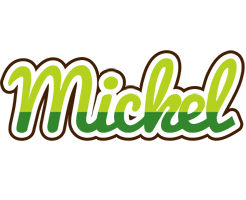 Mickel golfing logo