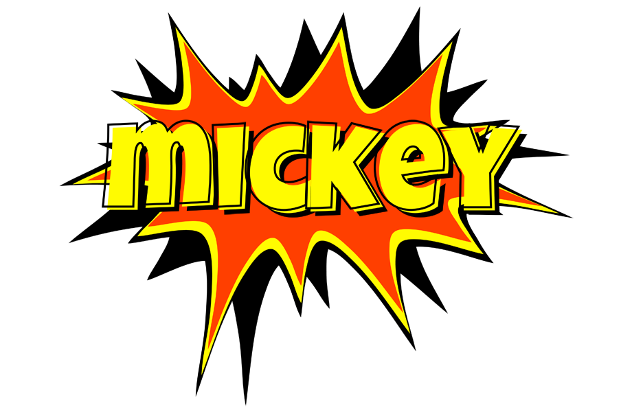 Mickey bazinga logo