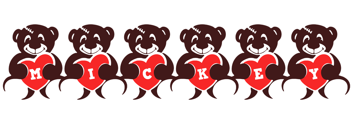 Mickey bear logo