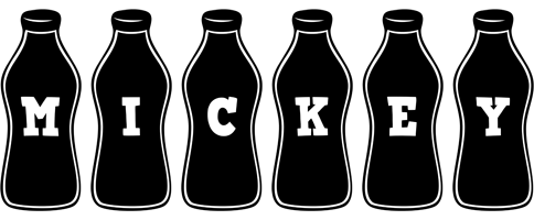 Mickey bottle logo