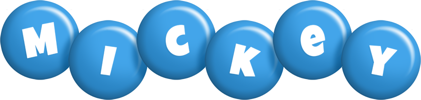 Mickey candy-blue logo