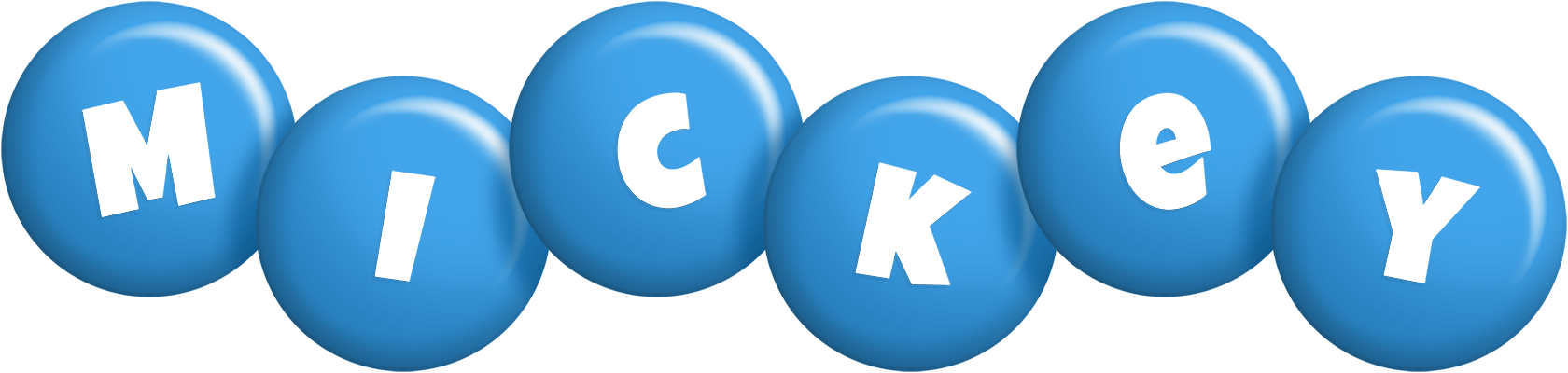 Mickey candy-blue logo