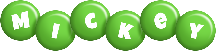 Mickey candy-green logo