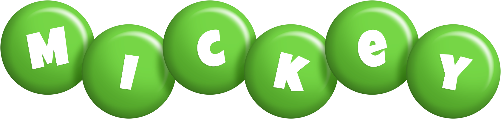Mickey candy-green logo