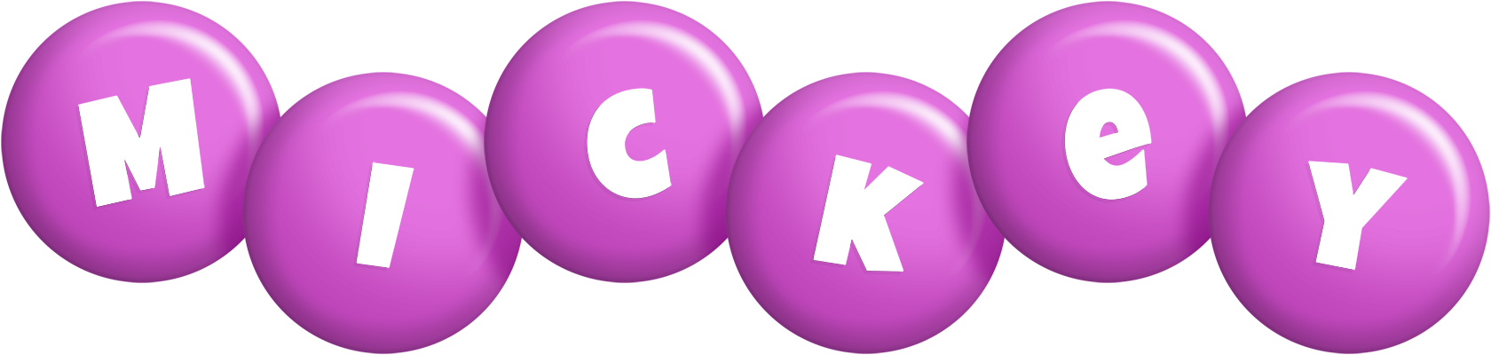 Mickey candy-purple logo