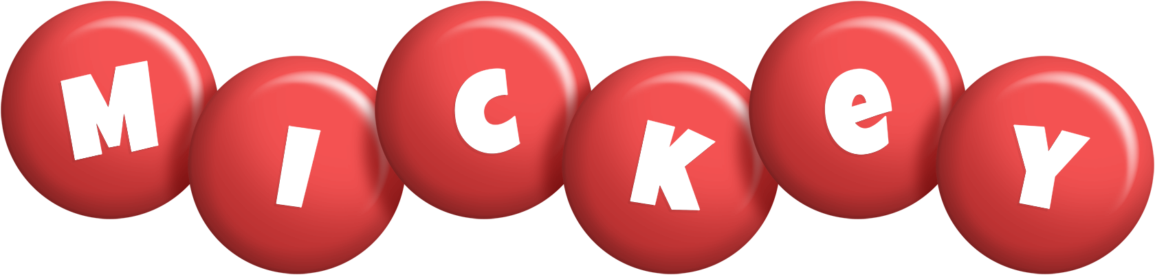 Mickey candy-red logo