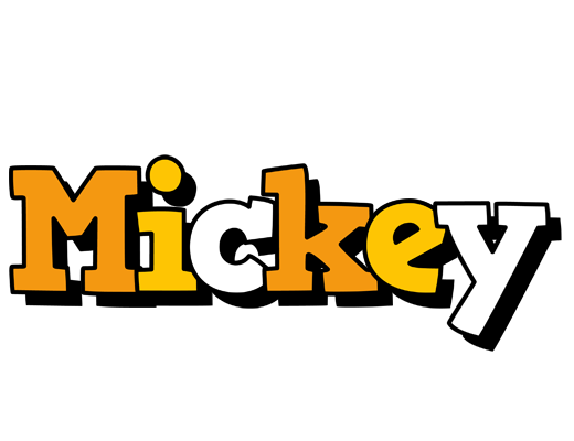 Mickey cartoon logo