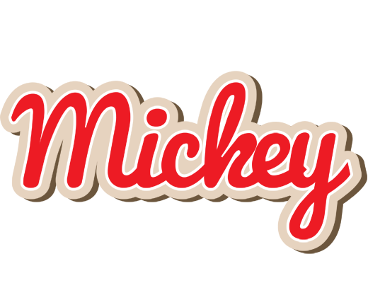 Mickey chocolate logo