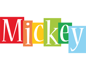 Mickey colors logo