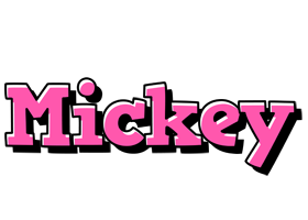 Mickey girlish logo