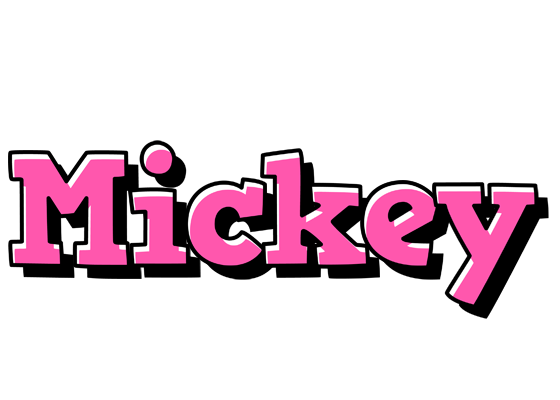 Mickey girlish logo