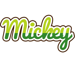 Mickey golfing logo