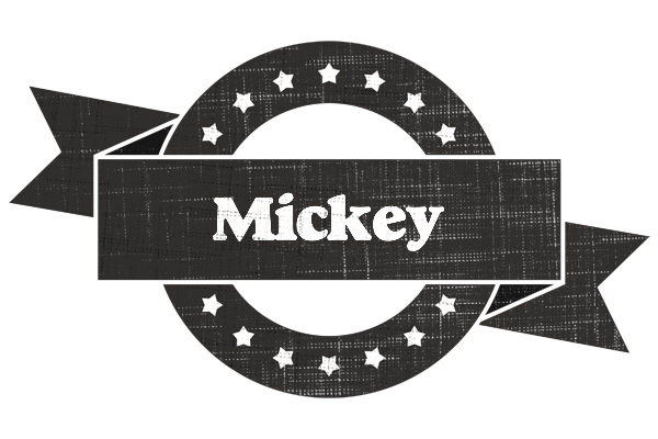 Mickey grunge logo