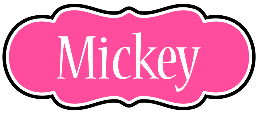Mickey invitation logo