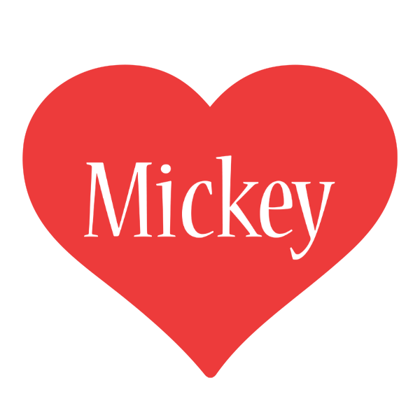 Mickey love logo