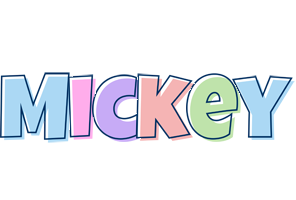 Mickey pastel logo