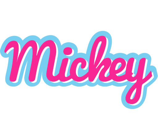 Mickey popstar logo
