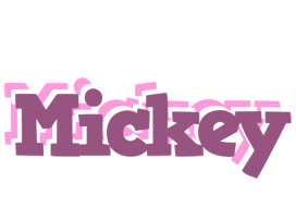 Mickey relaxing logo