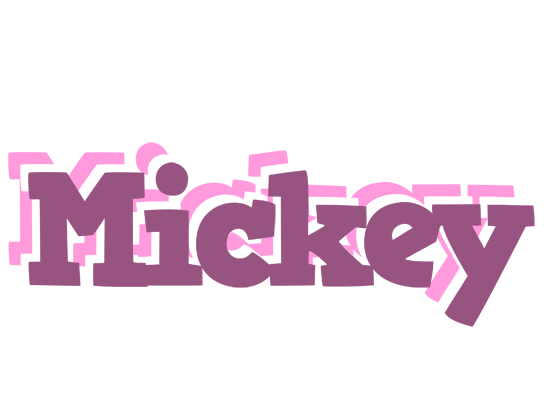 Mickey relaxing logo