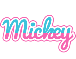 Mickey woman logo