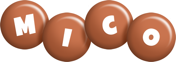 Mico candy-brown logo