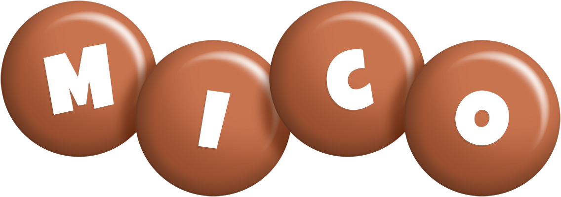 Mico candy-brown logo