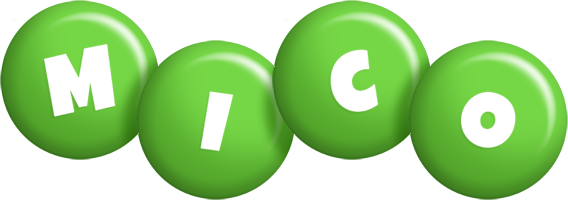 Mico candy-green logo