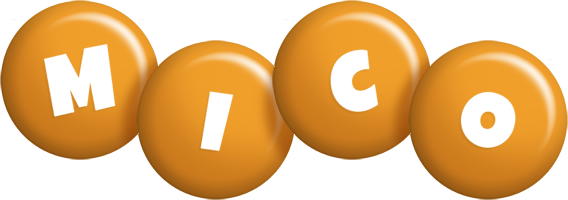 Mico candy-orange logo
