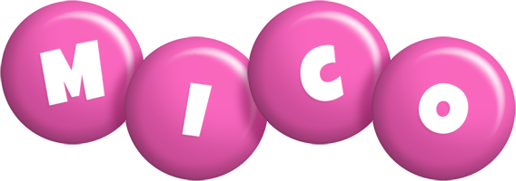 Mico candy-pink logo