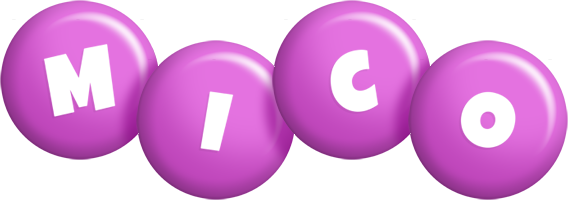 Mico candy-purple logo