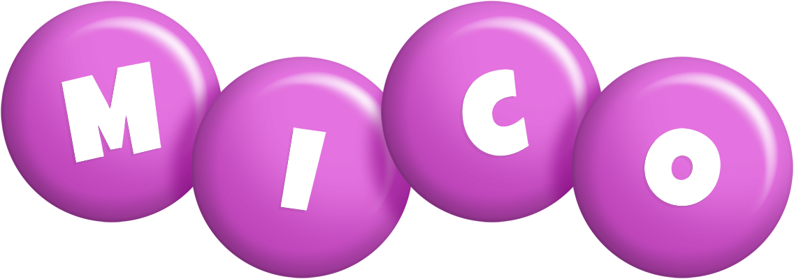 Mico candy-purple logo