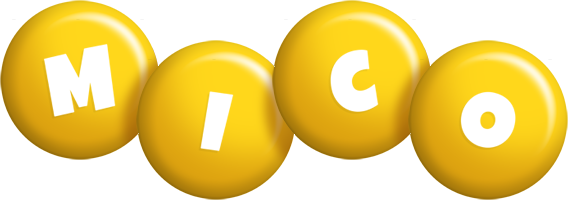 Mico candy-yellow logo
