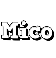 Mico snowing logo