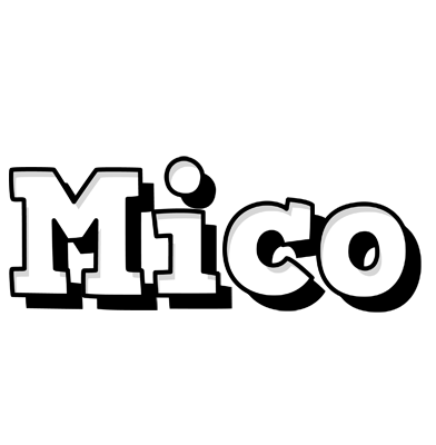Mico snowing logo