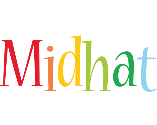 Midhat birthday logo