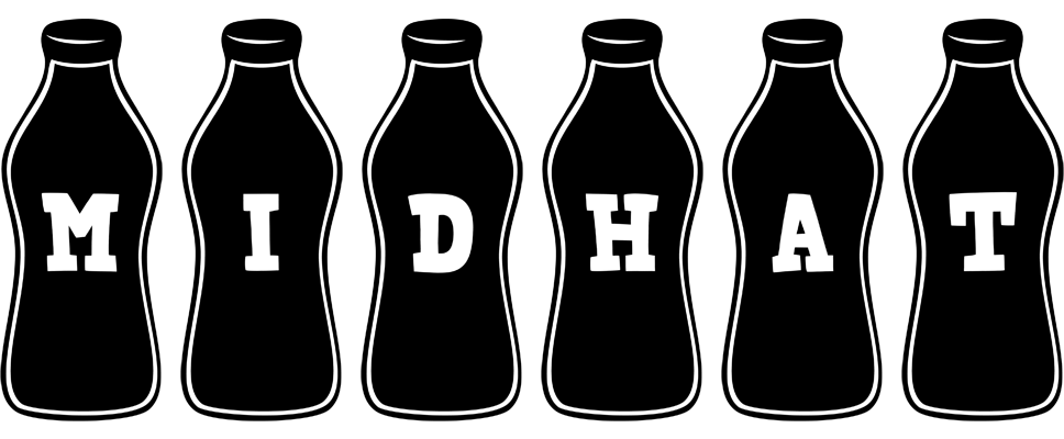 Midhat bottle logo