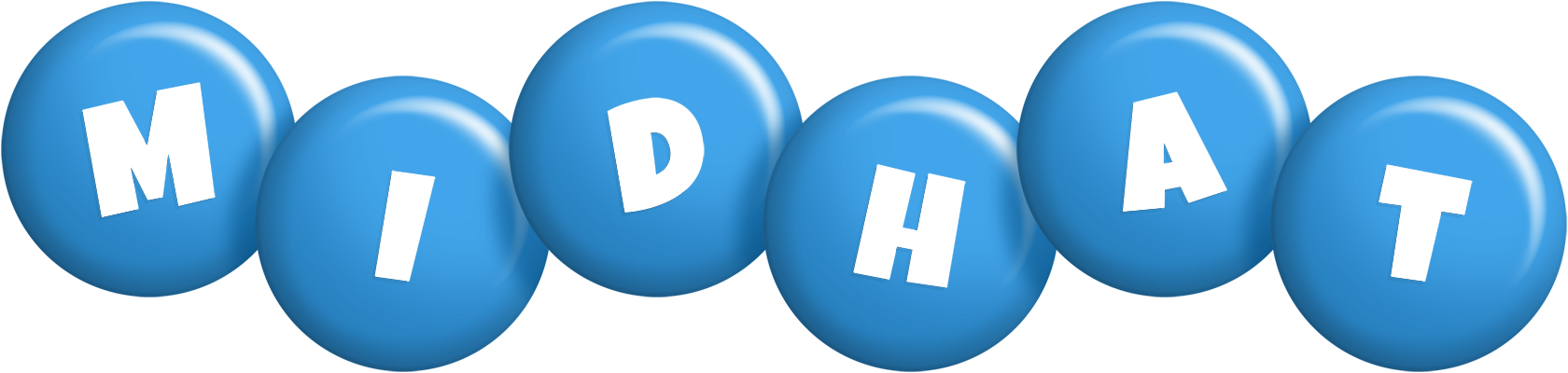 Midhat candy-blue logo